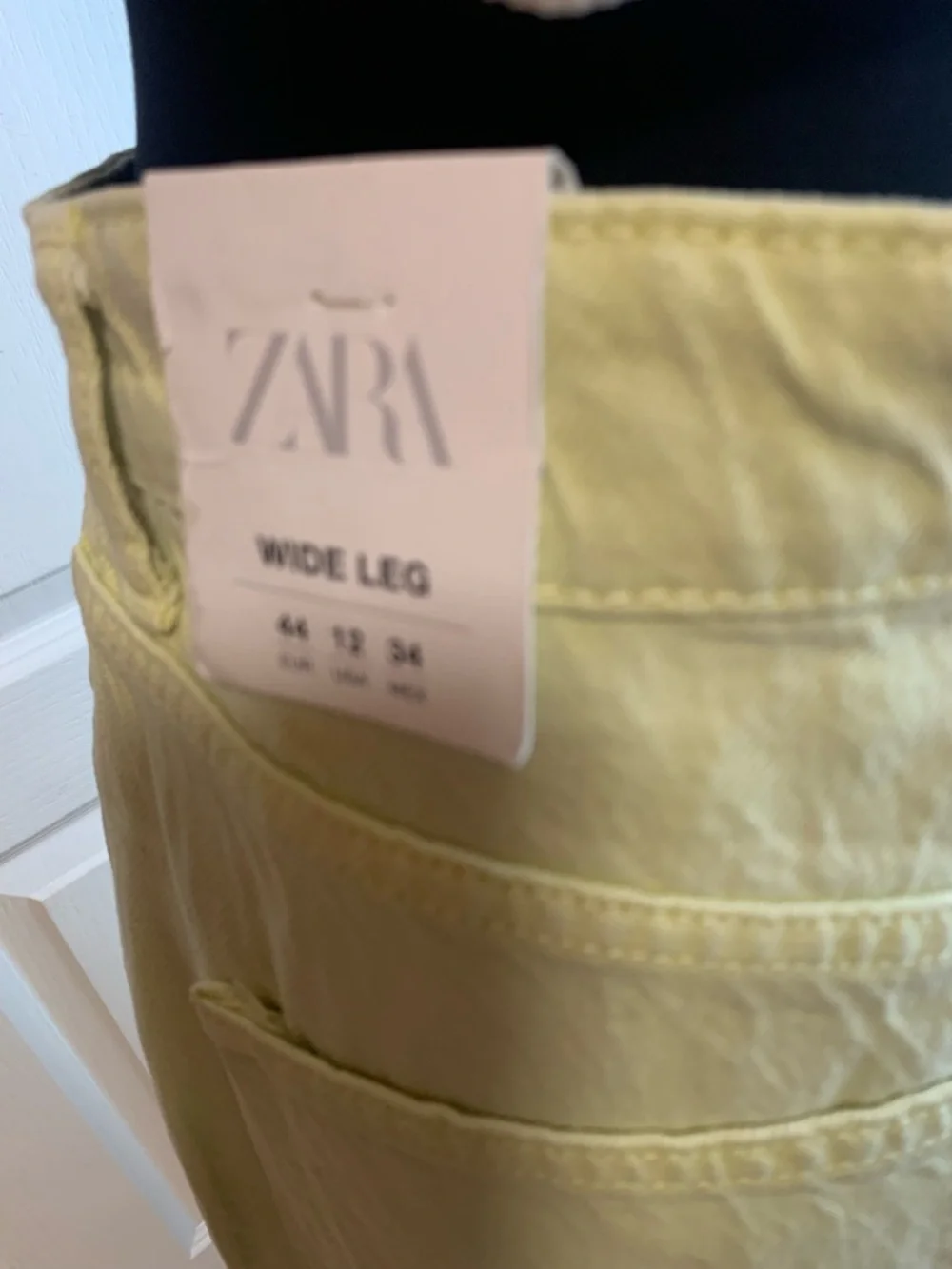 Zara NWT High-Waist Wide-Leg Pants TALL - Picture 9 of 11